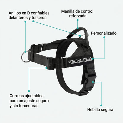 Arnés Anti tirones Personalizado PawHalt
