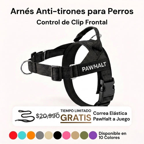 Arnés anti tirones para perros - Camina sin que te arrastre