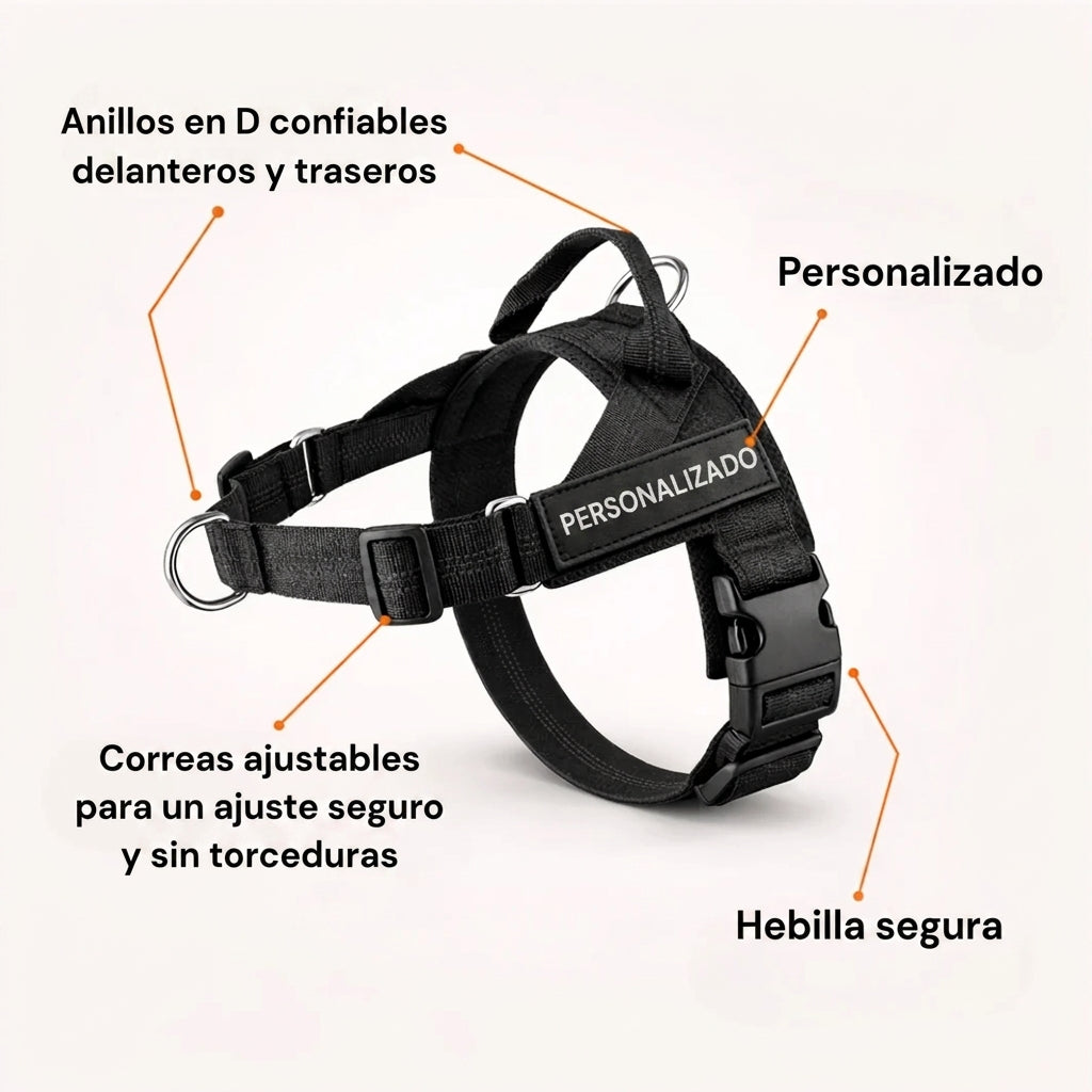 Arnés anti tirones para perros - Camina sin que te arrastre